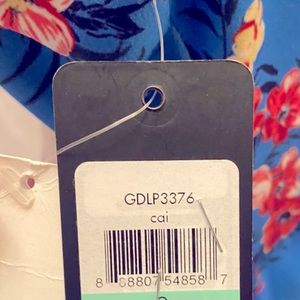 GUESS blue, size 8 high/low skort/dress, sweetheart neckline, removable straps